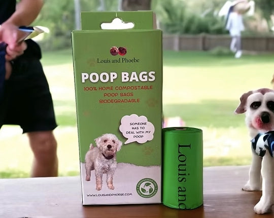 Louis and Phoebe the best dog waste bags