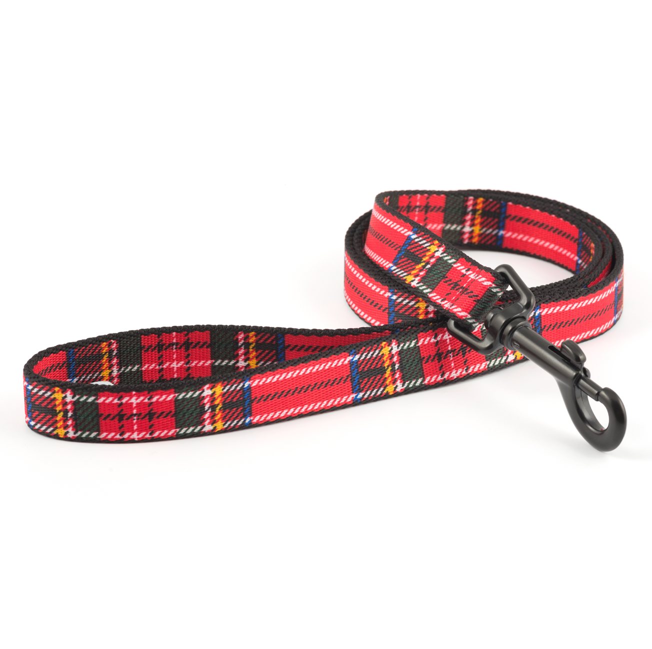 Red tartan dog lead NZ