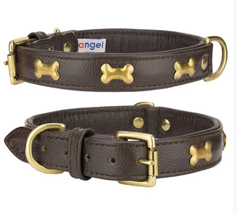 Soft Leather dog collar