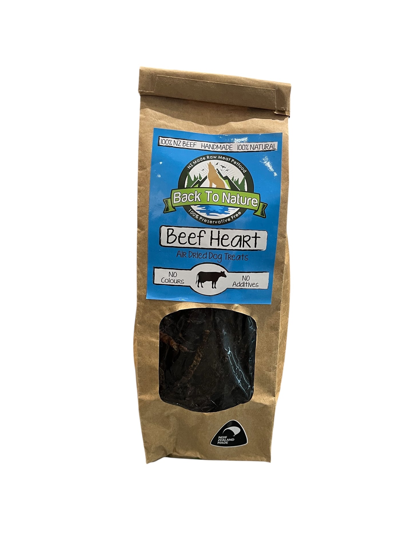 Beef Heart 100% natural dog treats.