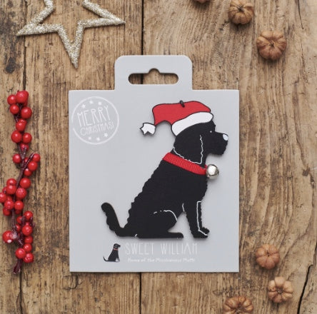 Christmas Decoration Black Labradoodle NZ