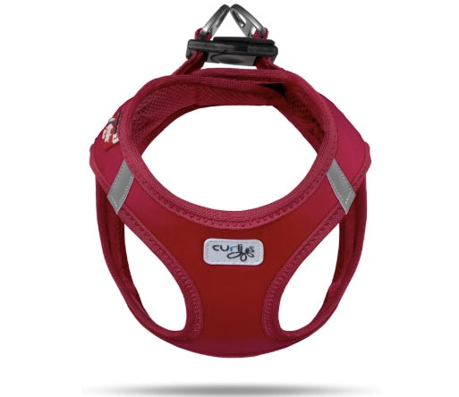 The Curli Vest Harness Softshell is ideal for winter.