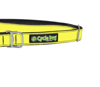 Cycle Dog collars are made from recycled materials, they are durable and highly reflective.