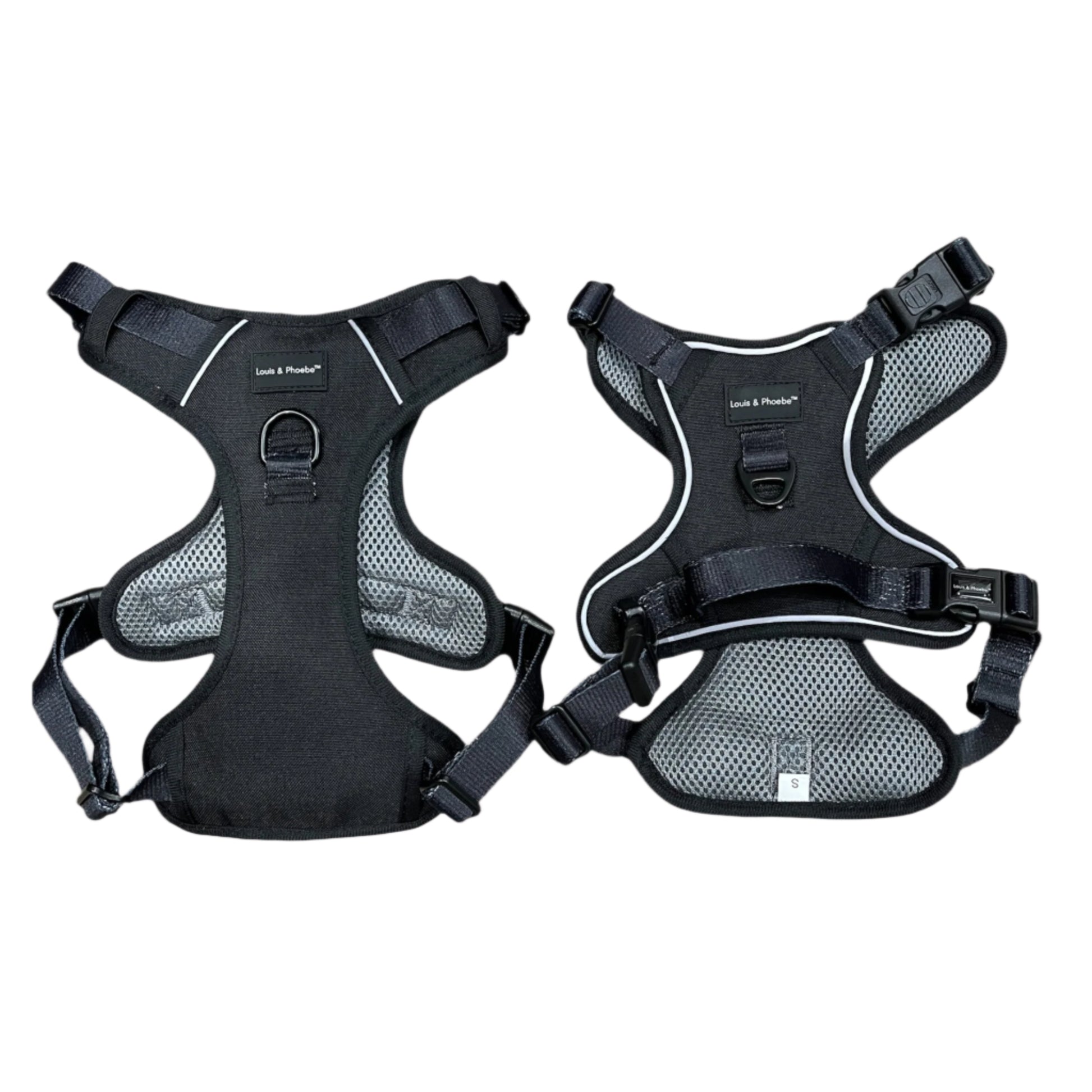 Louis and Phoebe Fully Adjustable Flexi-Fit dog harness.