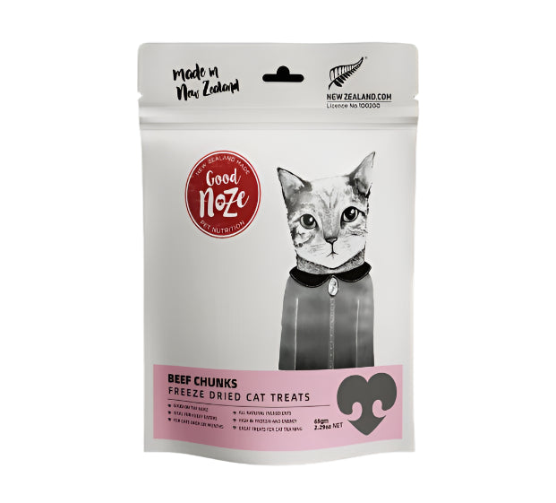Freeze Dried Cat Treats Beef made in New Zealand.