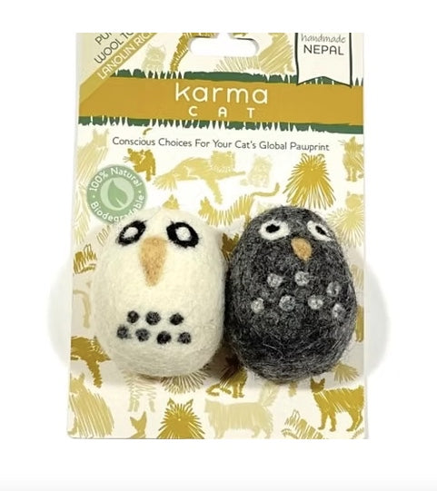 Pure wool cat toys