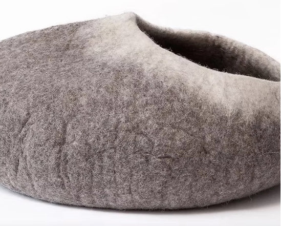 Crafted with natural pure wool by hand.