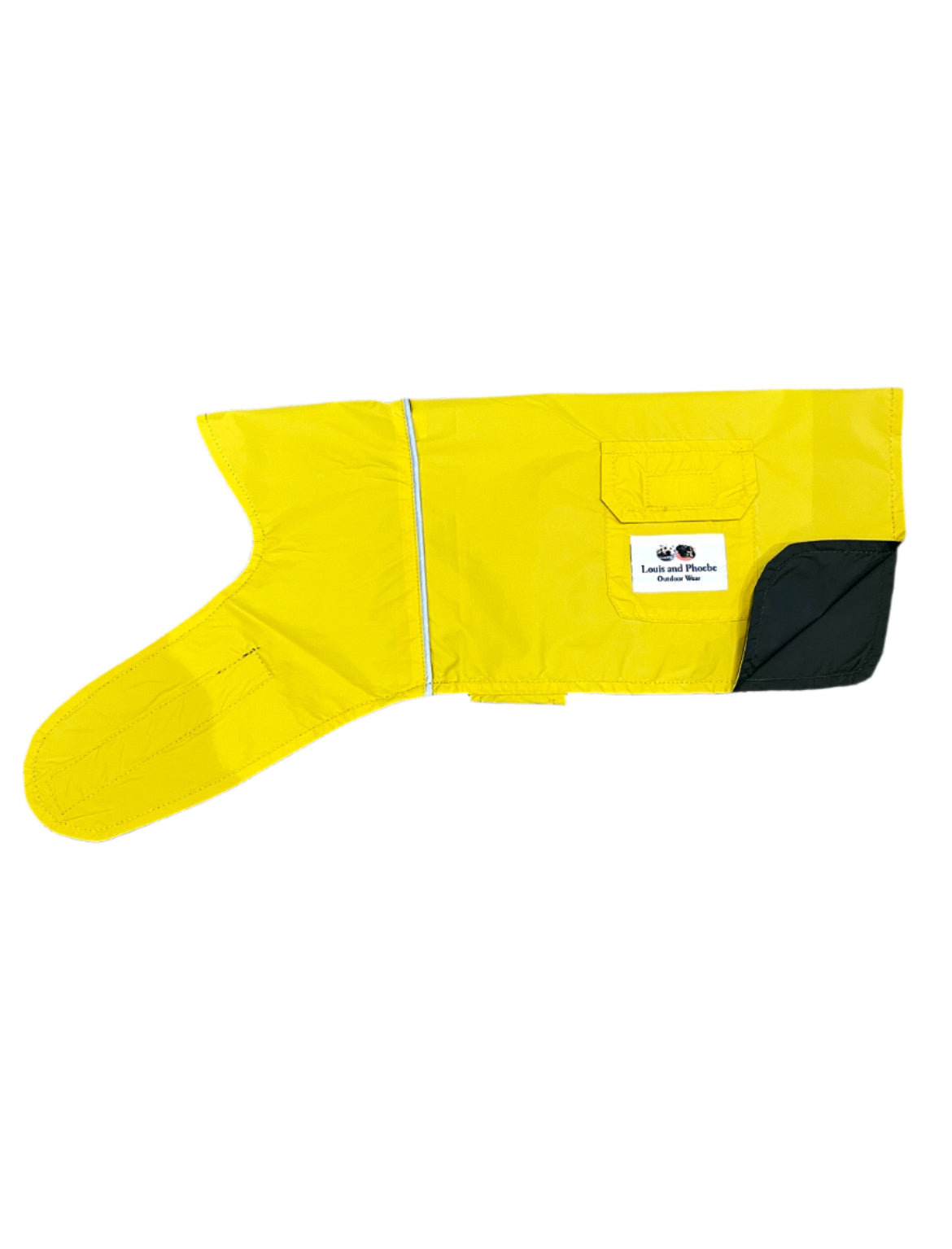 Lightweight , Reversible and 100% waterproof this raincoat is suitable for dogs that don't even like wearing coats. Its so lightweight that they won't even know they have it on.