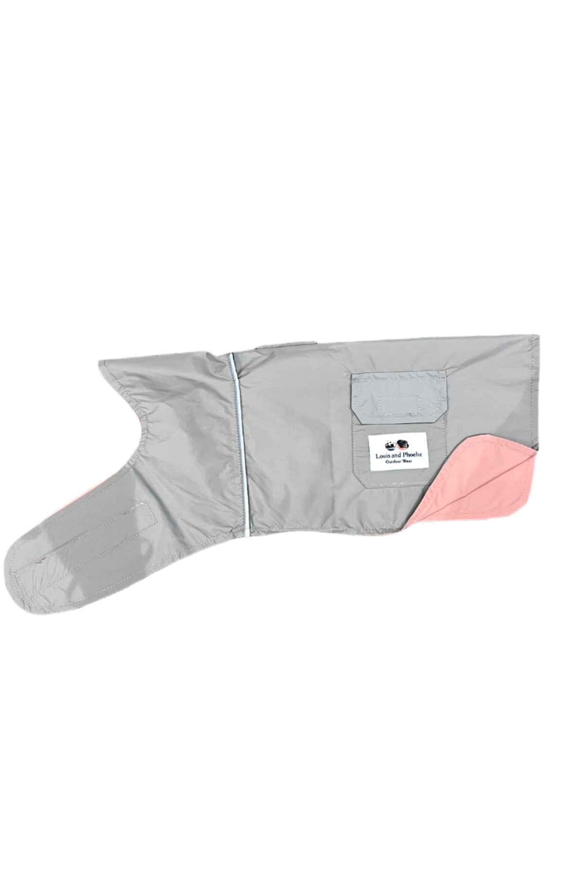Lightweight, harness hole, stylish pocket, easy to put on with quality velcro, fluro for night time walking.