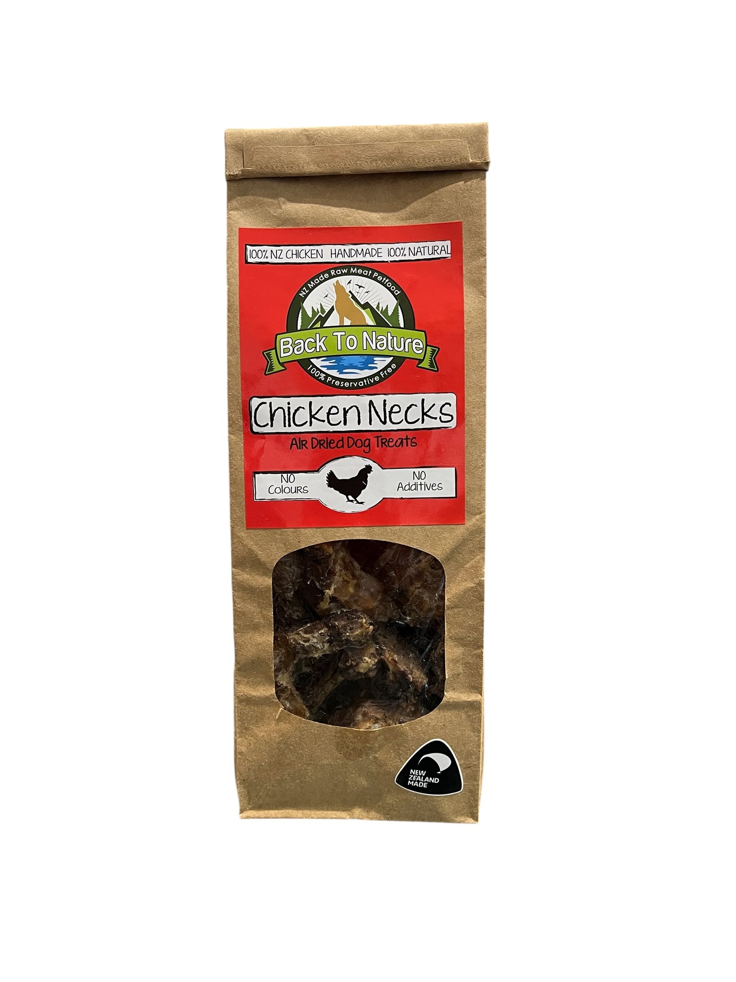 100% natural dog treats Chicken Necks.