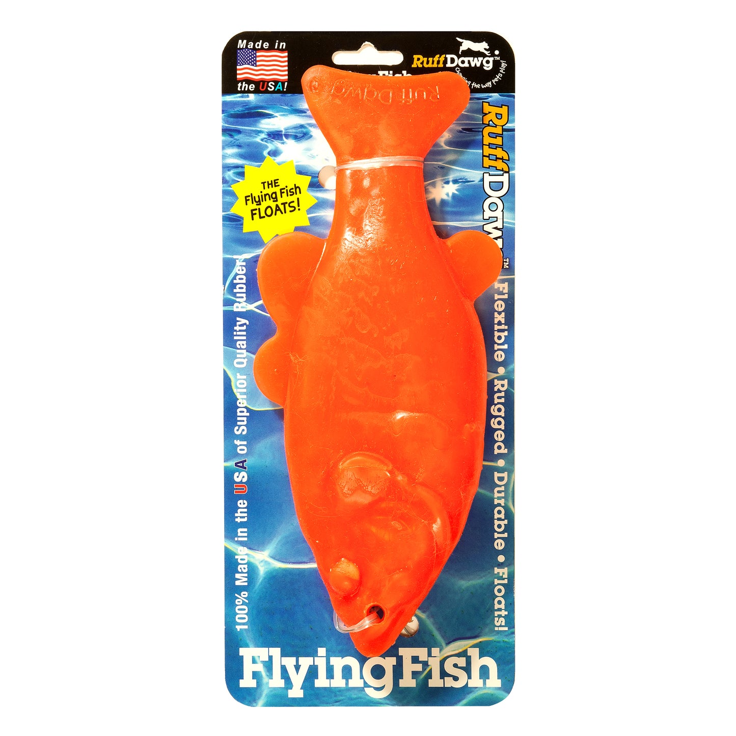 The Flying Fish Floats in water