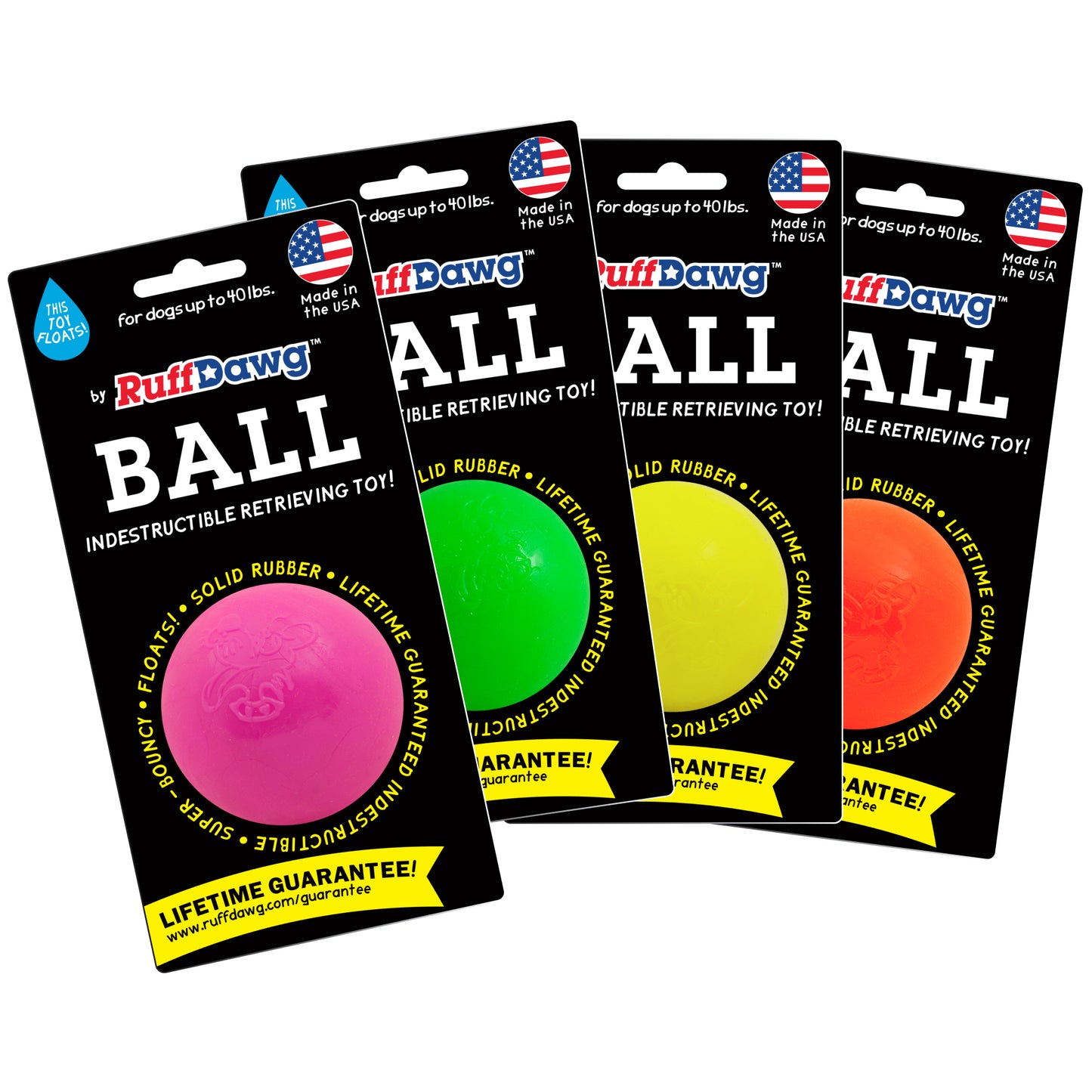 Solid rubber dog ball New Zealand