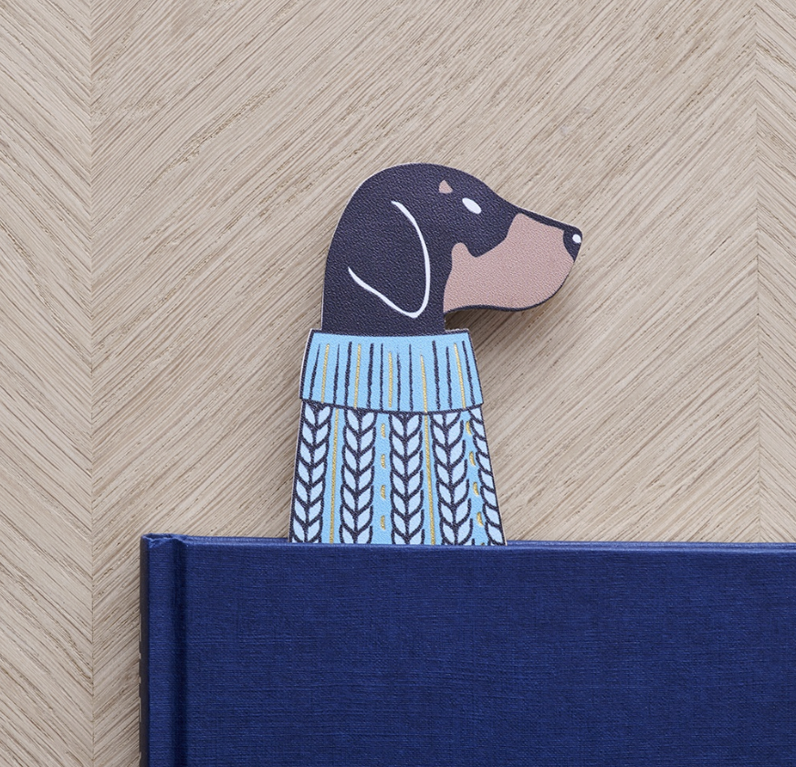 Dachshund Reading Bookmark New Zealand