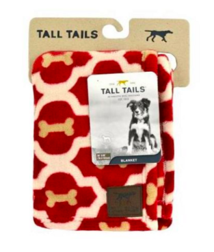Tall Tails blanket red bones