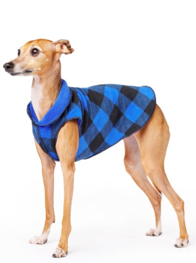Goldpaw Duluth Double Fleece Colbolt Blue Check