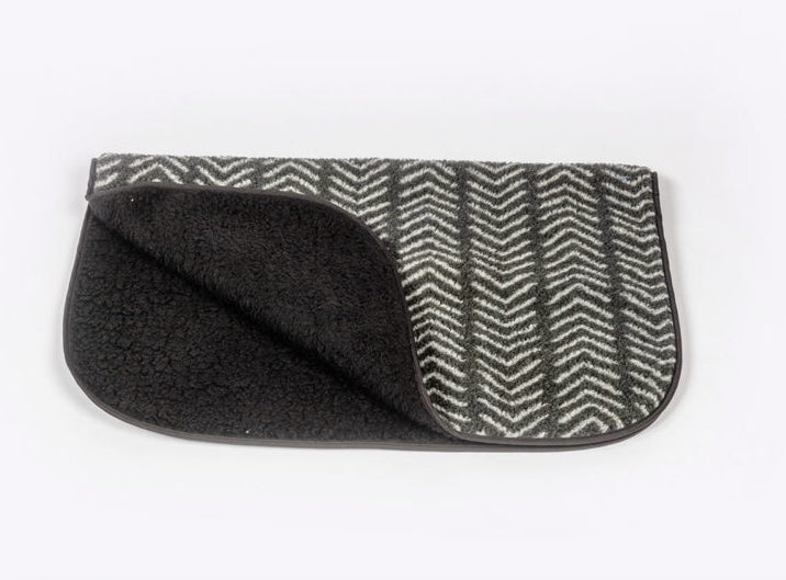 Danish Design Charcoal Arrows Blanket