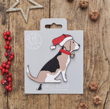 Beagle Christmas Tree Decoration