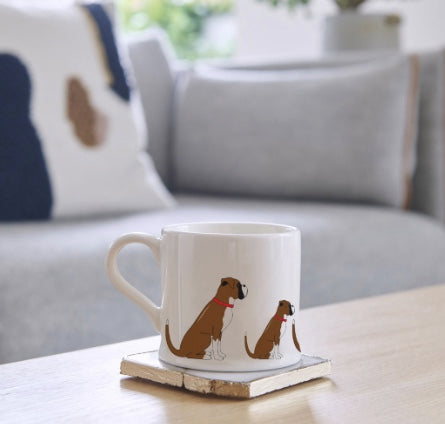 Beautiful ceramic breed mug Boxer
