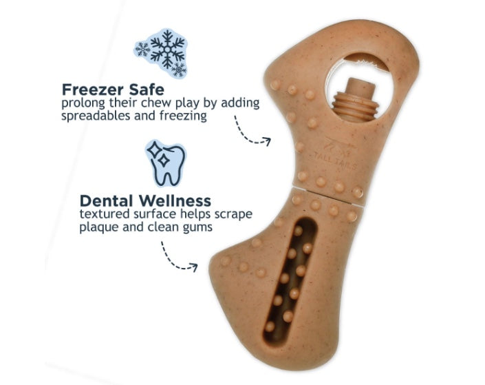 Dental wellness dog chew toy