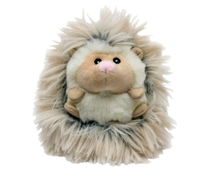 Plush hedgehog dog toy for small dogs