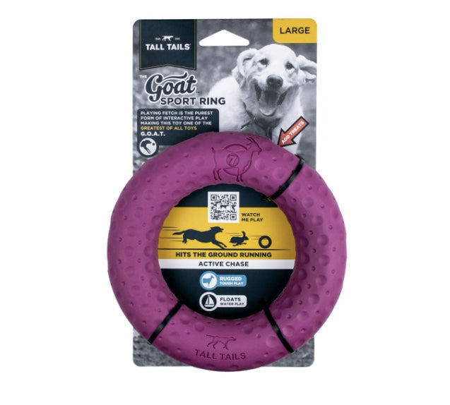 Rubber Ring dog toy for medium dogs