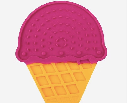 Lick Mat in the shape of a Ice Cream.