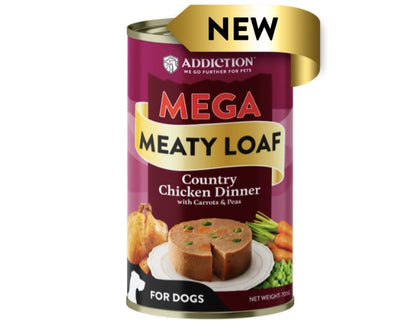 Country Chicken Dinner for dogs made in New Zealand.