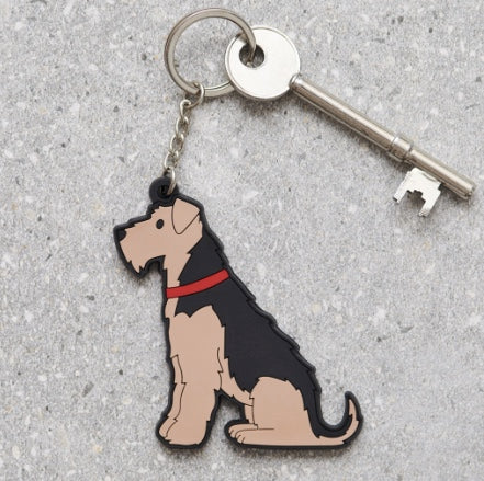 Airedale/ Welsh Terrier keyring