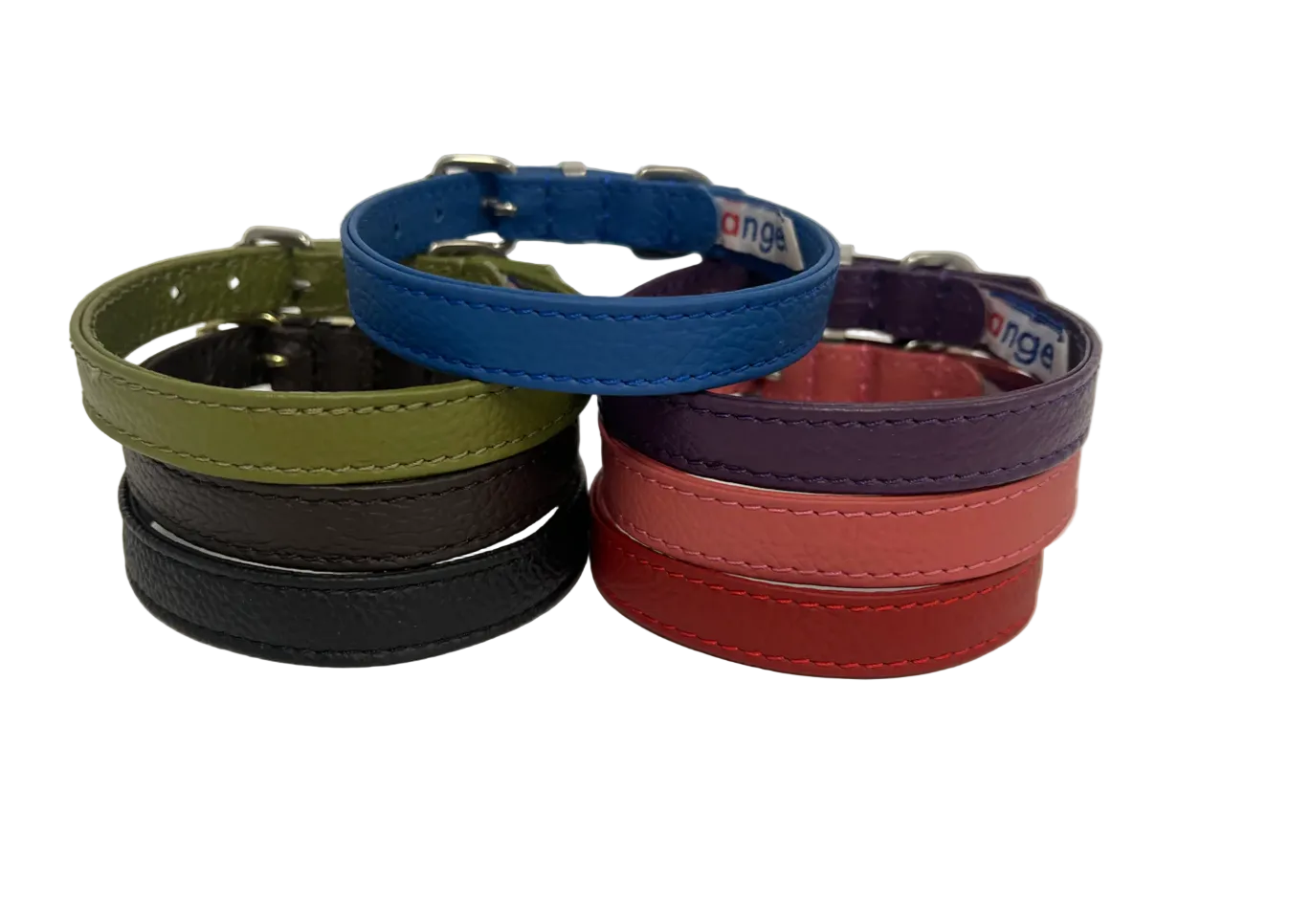 Toy breeds leather dog collar New Zealand