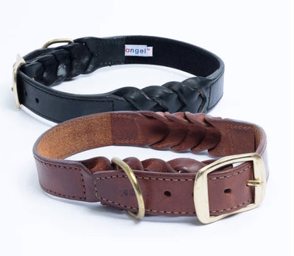 Genuine leather dog collar NZ
