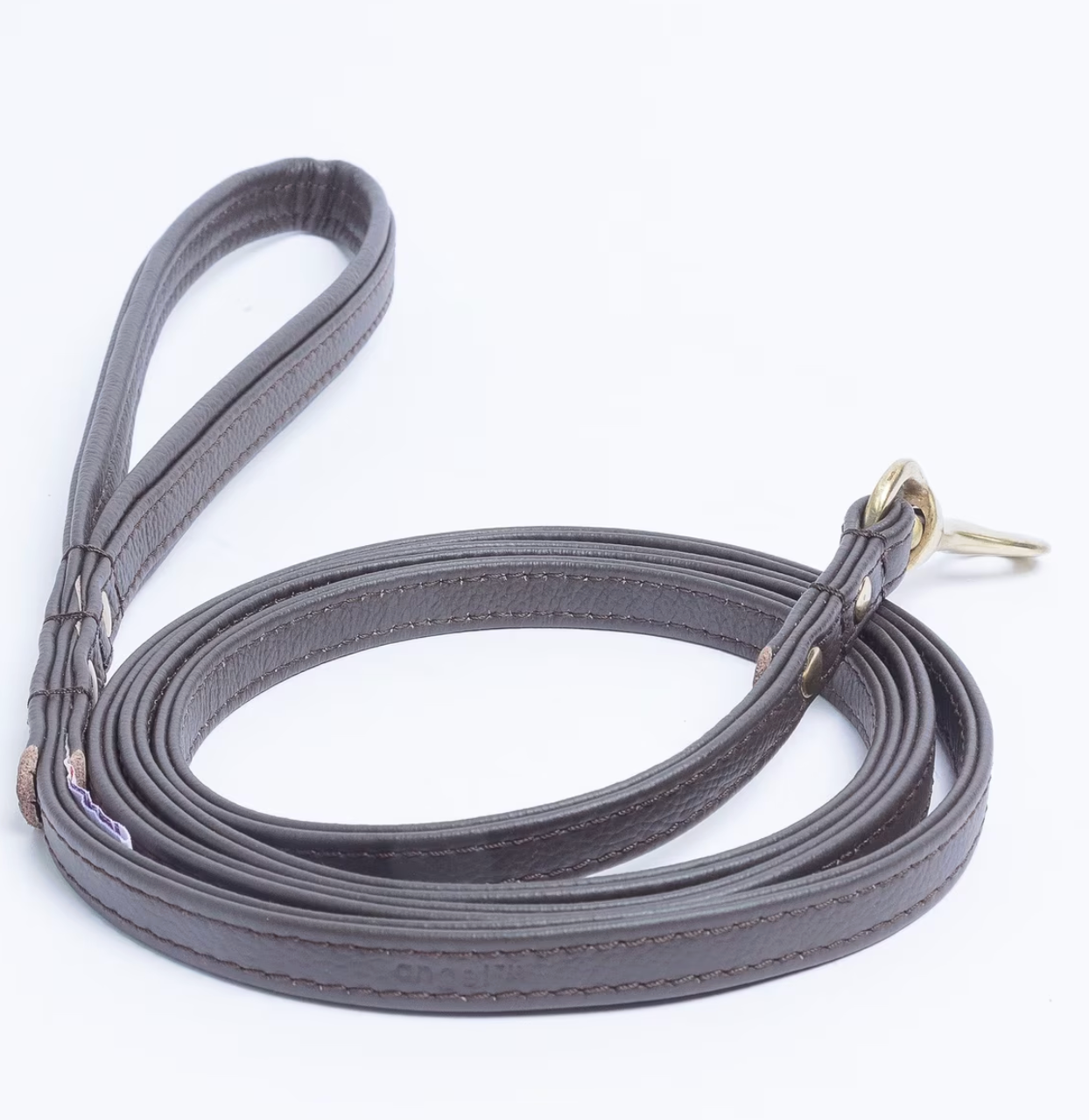 Brown leather dog lead NZ
