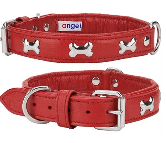 Leather dog collar