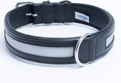 The best leather collar for night time walking.