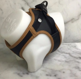 Curli Clasp Apple Leather Dog Harness