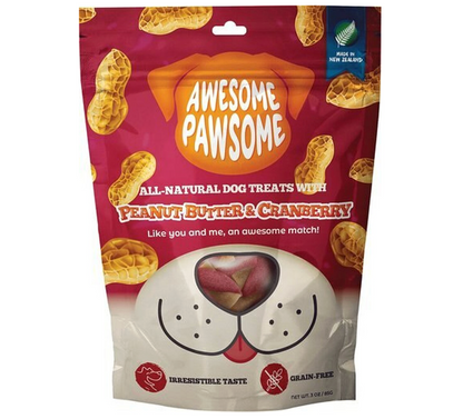 Peanut Butter & Cranberry dog treats NZ