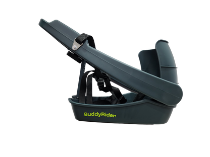 Buddyrider pet seat fits securely on a bike NZ