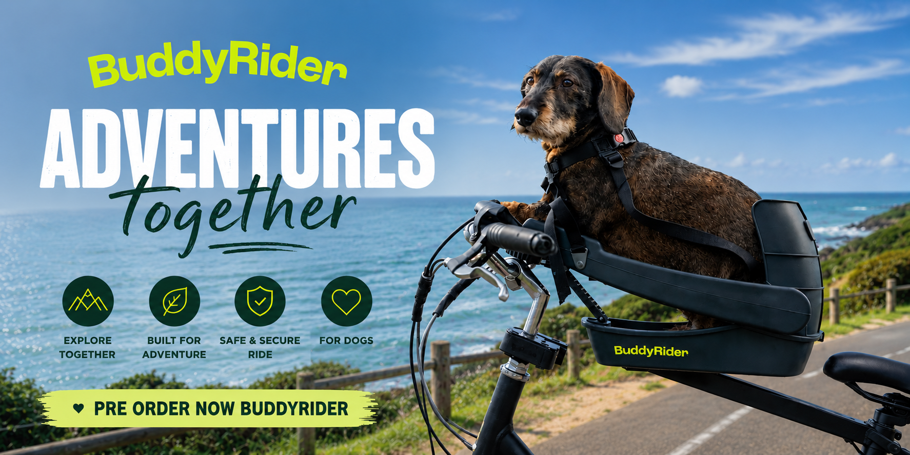 Buddyrider bike dog seat NZ