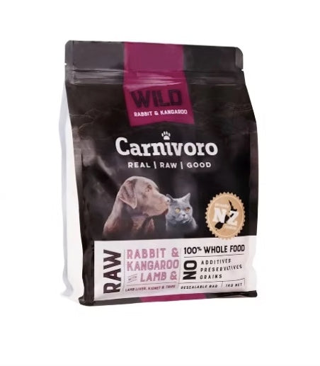 Quality raw pet food for dogs and cats.