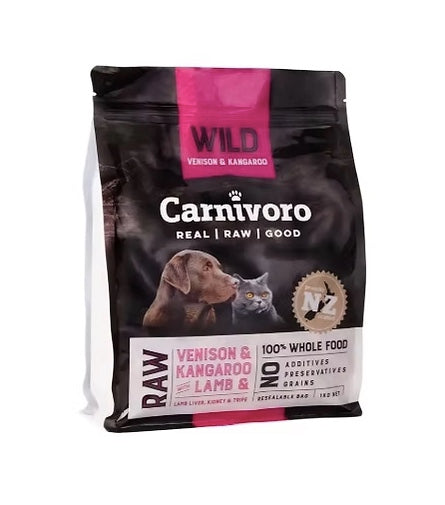 Ideal Raw pet food for cats and dogs.