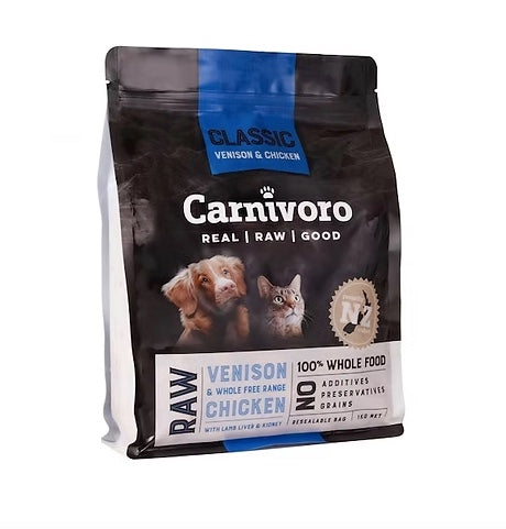 Natural raw dog food.
