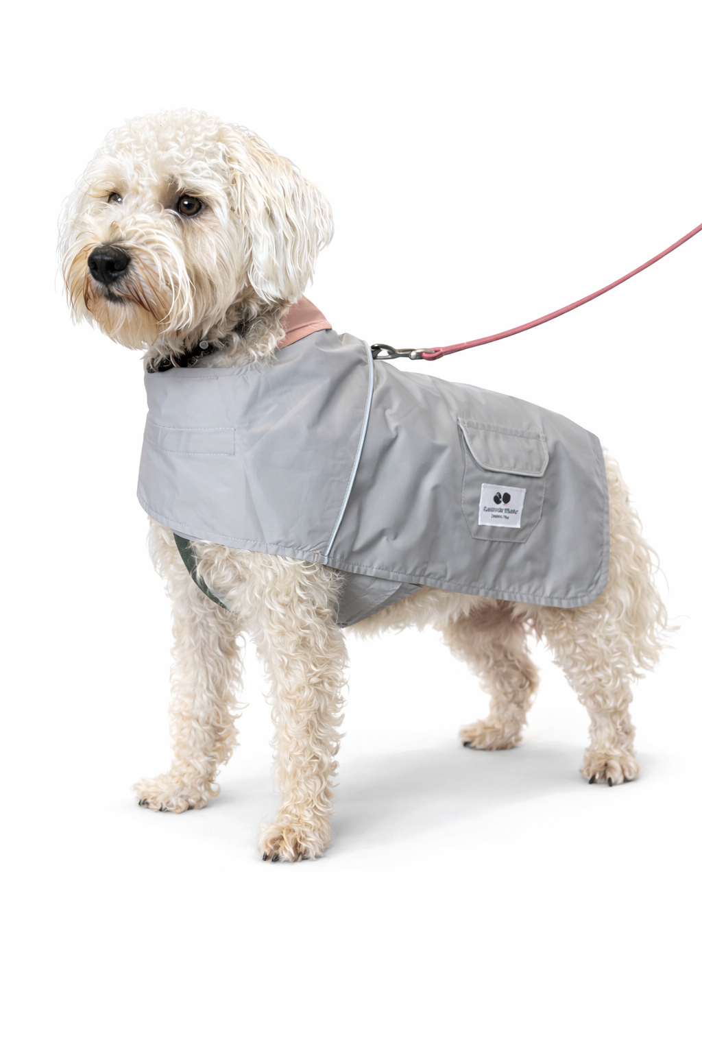 100% Waterproof Reversible Dog Raincoat