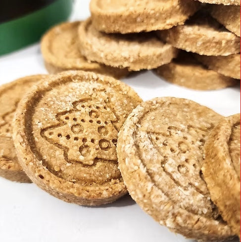 Christmas dog cookies