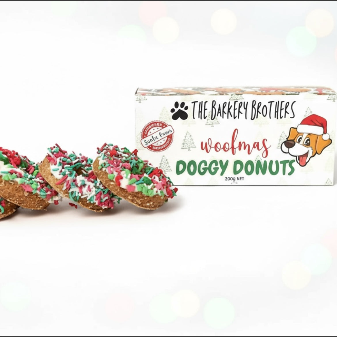 Peanut Butter Doggy Donuts