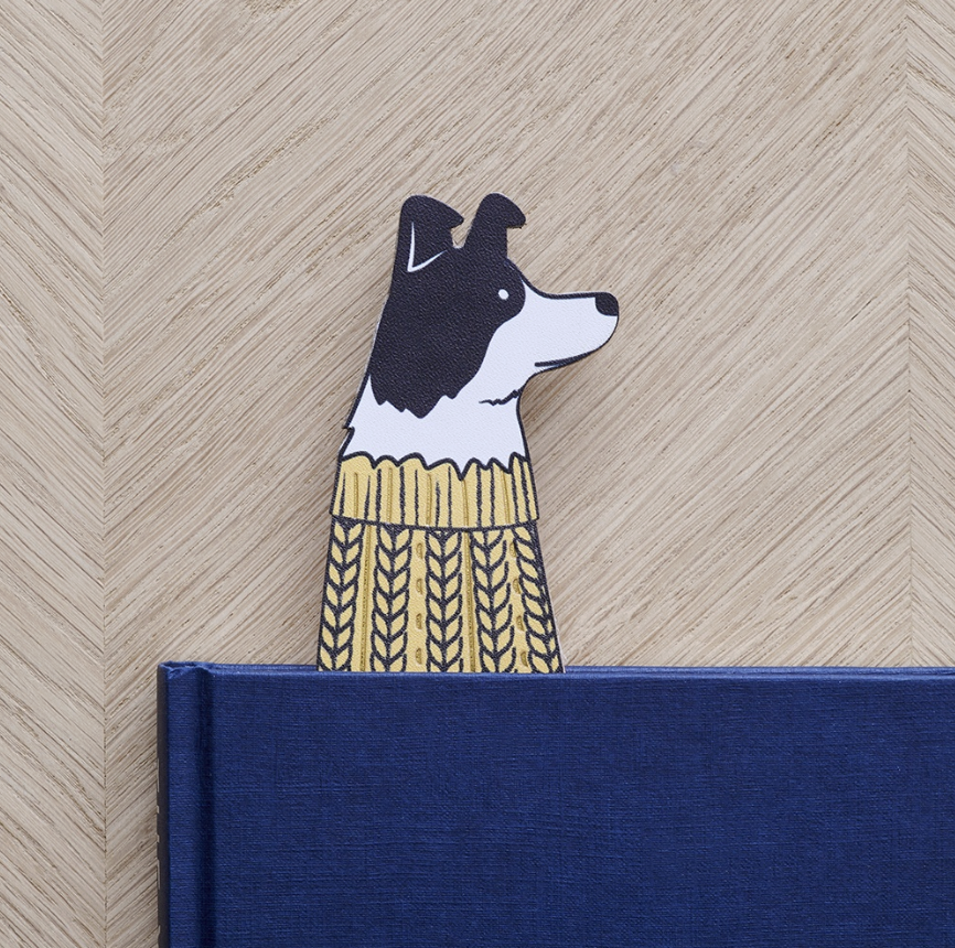 Collie dog bookmark New Zealand
