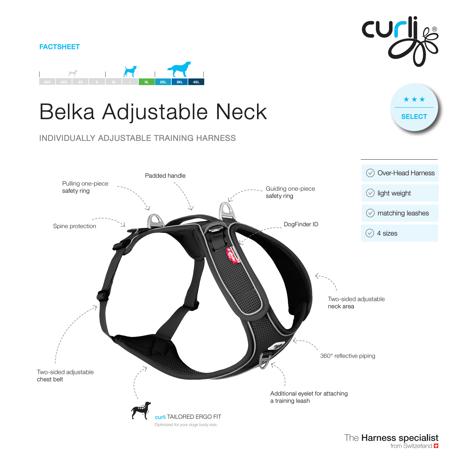 Adjustable dog harness NZ