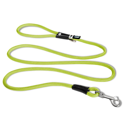 Comfortable walking leash Lime Green