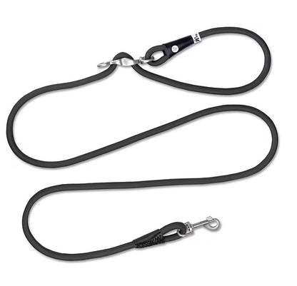 Adjustable dog rope leash