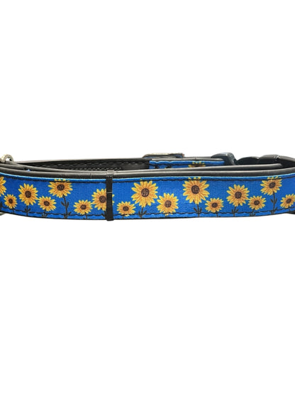 Cycle Dog Sunflowers dog collar.