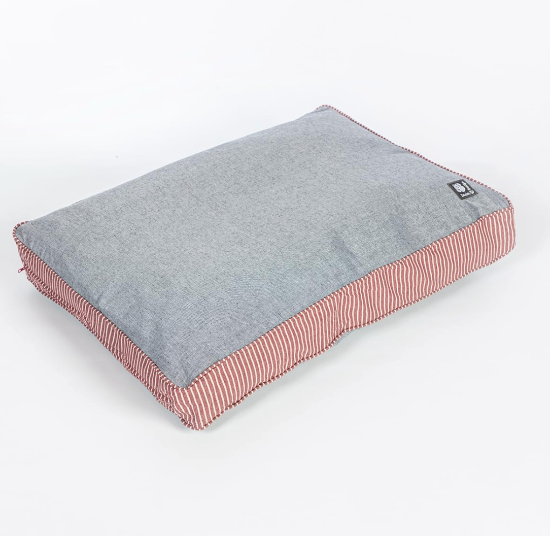 denim colour dog mat with red stripes New Zealand Australia