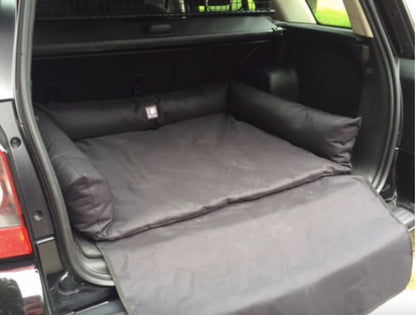 Protection for your car boot from muddy paws.
